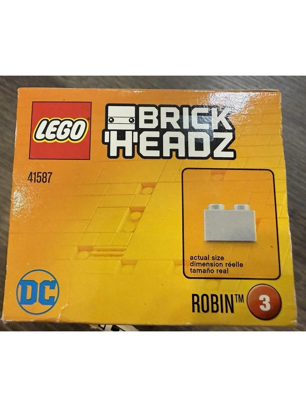 Lego Brick Heads Robin DC Comics Superhero 101 Pcs #41587 NIB